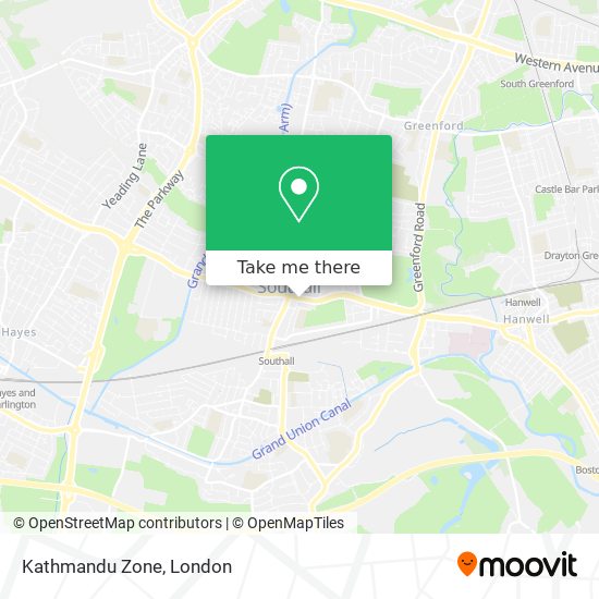Kathmandu Zone map