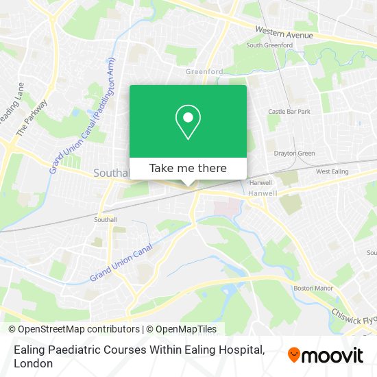 Ealing Paediatric Courses Within Ealing Hospital map