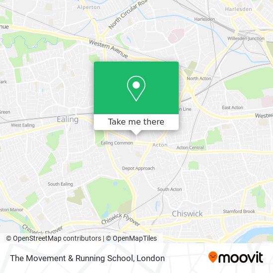 The Movement & Running School map