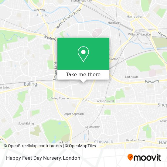 Happy Feet Day Nursery map