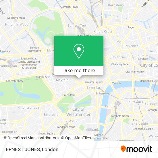 ERNEST JONES map