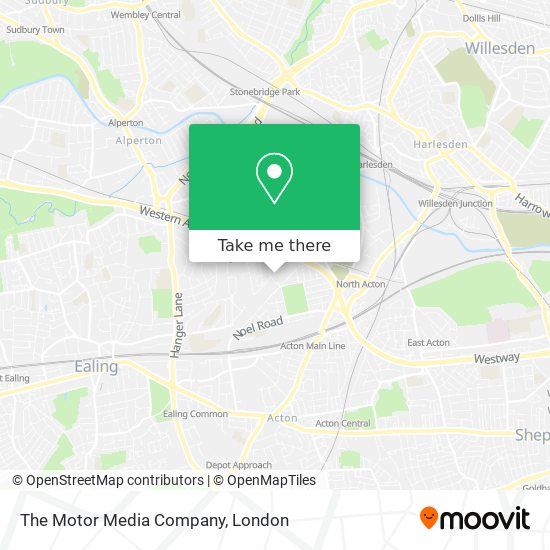 The Motor Media Company map