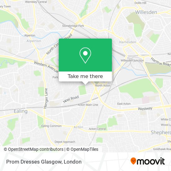 Prom Dresses Glasgow map