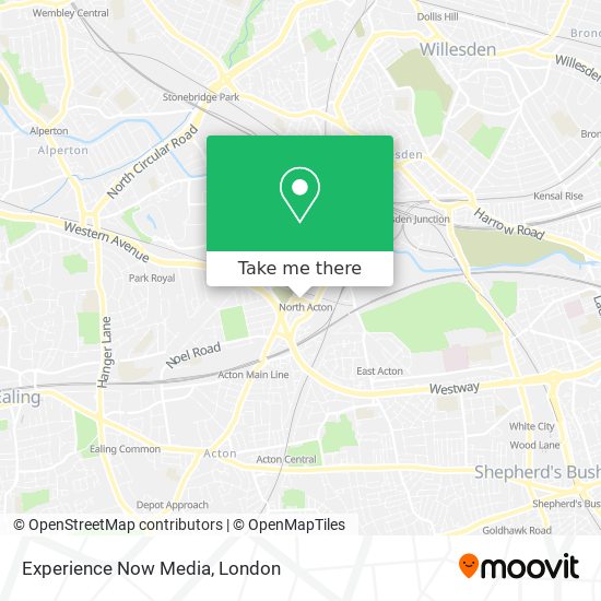 Experience Now Media map