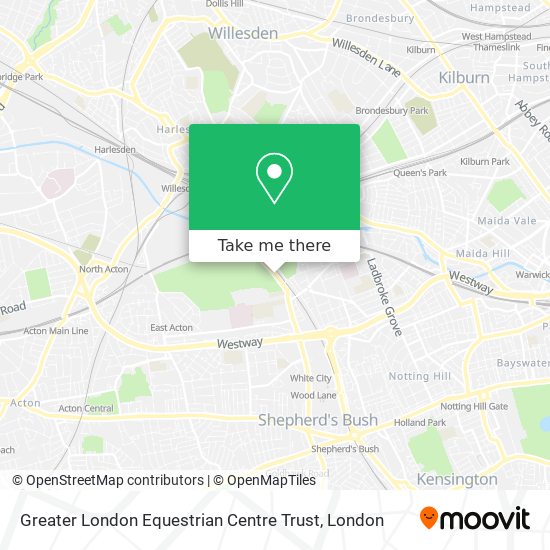 Greater London Equestrian Centre Trust map