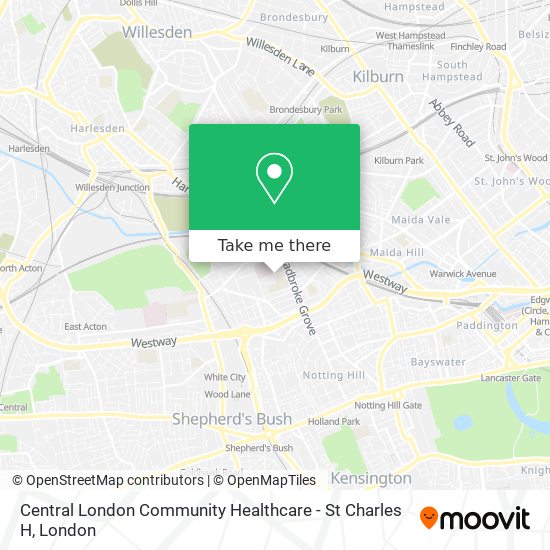 Central London Community Healthcare - St Charles H map