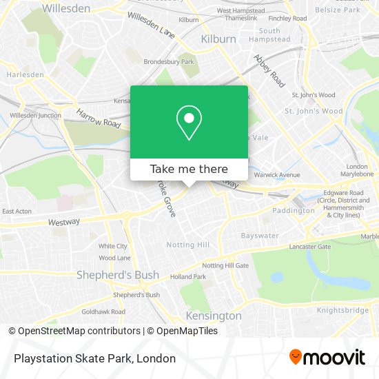 Playstation Skate Park map