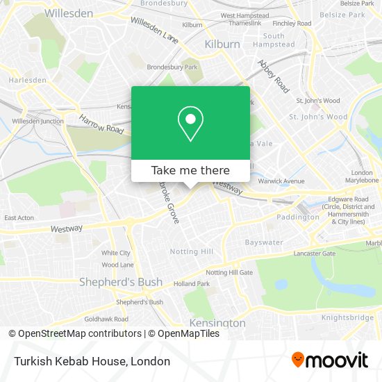 Turkish Kebab House map