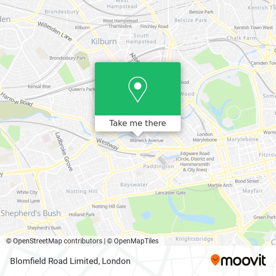 Blomfield Road Limited map