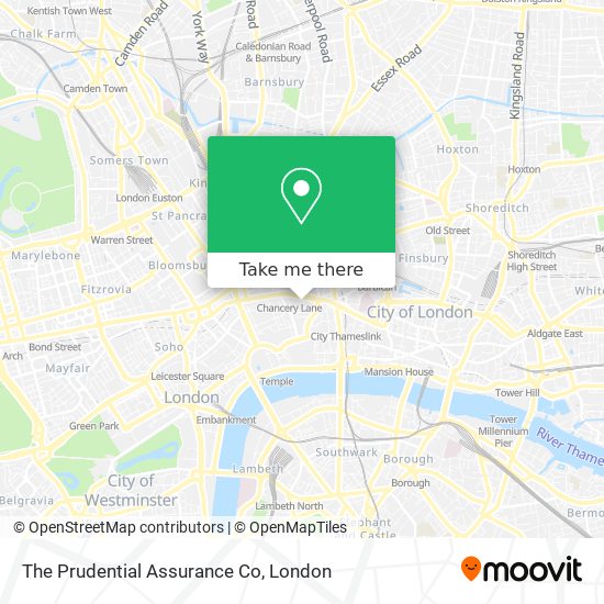 The Prudential Assurance Co map