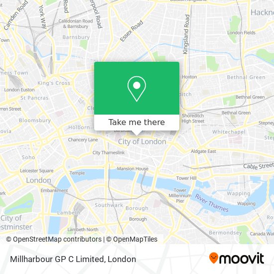 Millharbour GP C Limited map