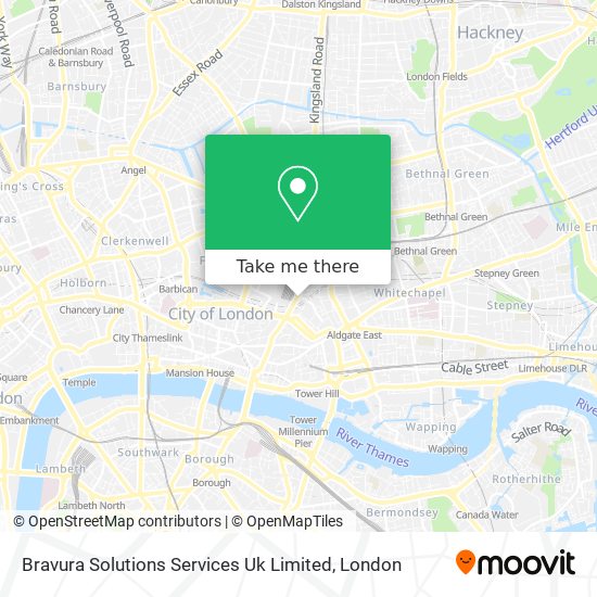 Bravura Solutions Services Uk Limited map