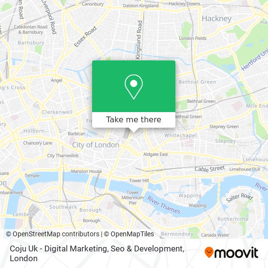 Coju Uk - Digital Marketing, Seo & Development map