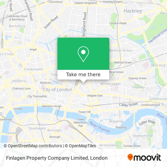Finlagen Property Company Limited map