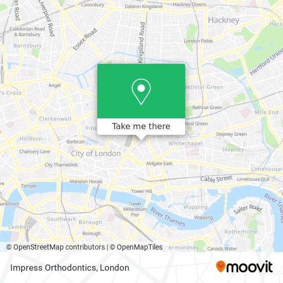 Impress Orthodontics map