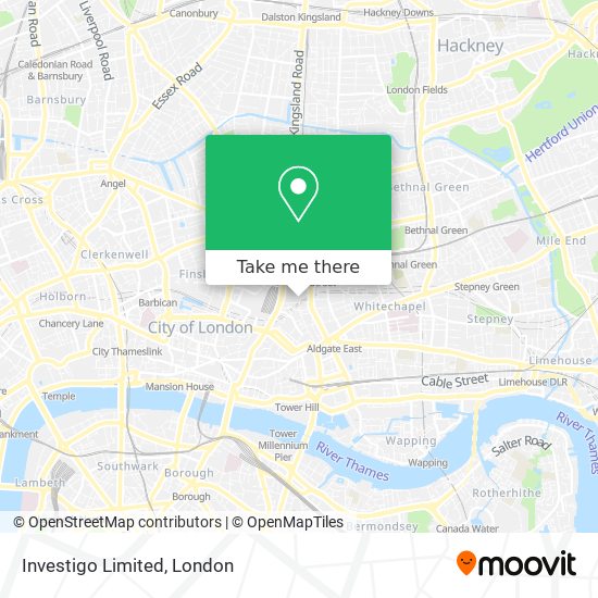 Investigo Limited map