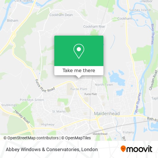 Abbey Windows & Conservatories map