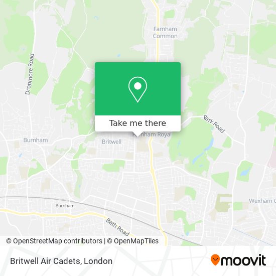 Britwell Air Cadets map