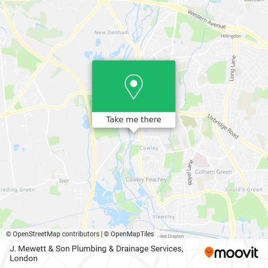 J. Mewett & Son Plumbing & Drainage Services map