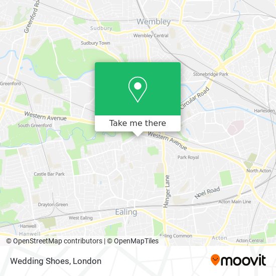 Wedding Shoes map