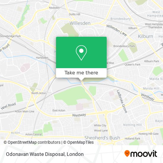 Odonavan Waste Disposal map
