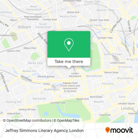 Jeffrey Simmons Literary Agency map