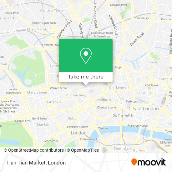 Tian Tian Market map