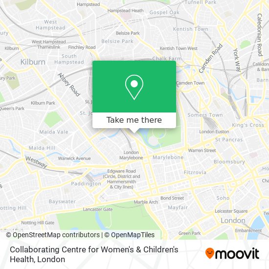 Collaborating Centre for Women's & Children's Health map