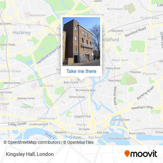 Kingsley Hall map