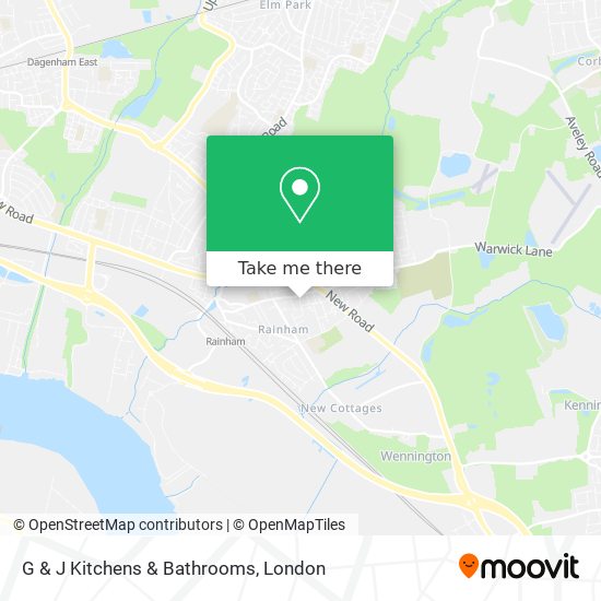 G & J Kitchens & Bathrooms map