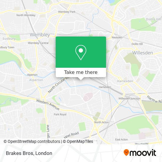 Brakes Bros map