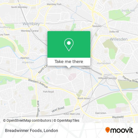 Breadwinner Foods map
