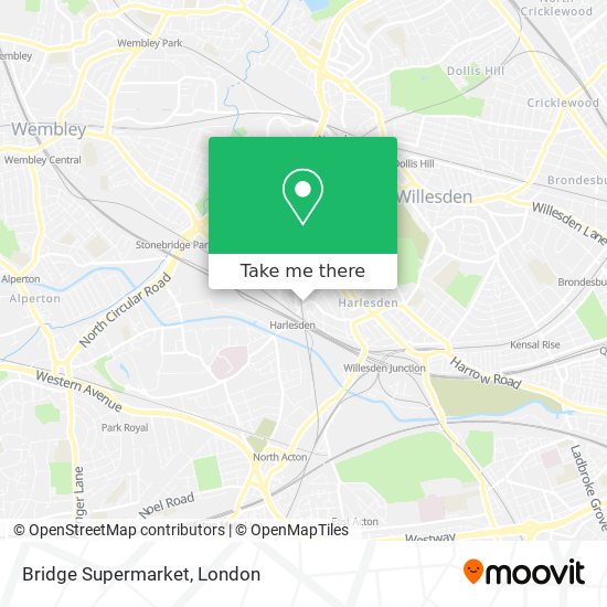 Bridge Supermarket map