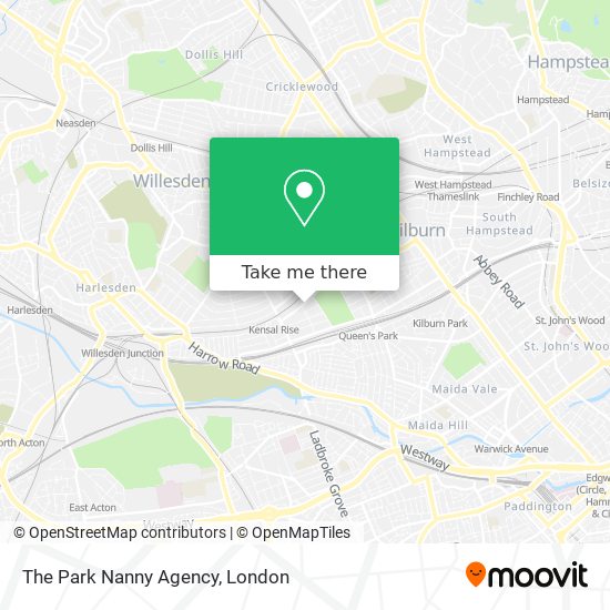 The Park Nanny Agency map