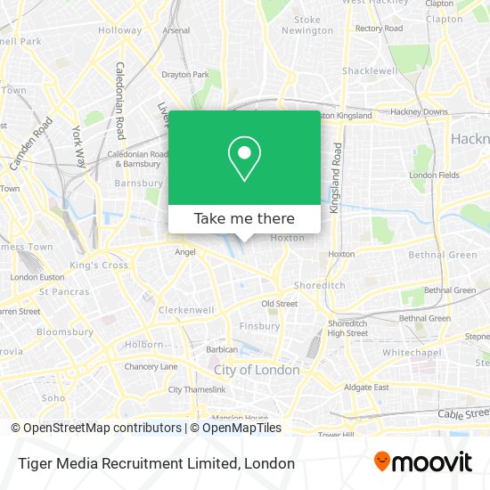 Tiger Media Recruitment Limited map
