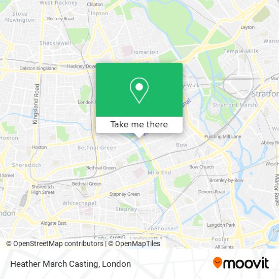 Heather March Casting map