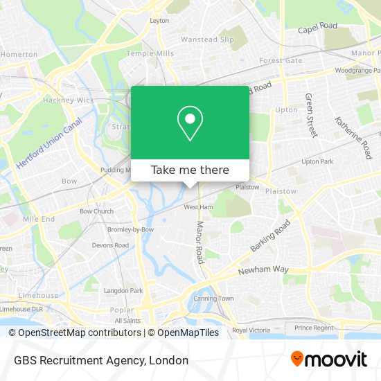 GBS Recruitment Agency map