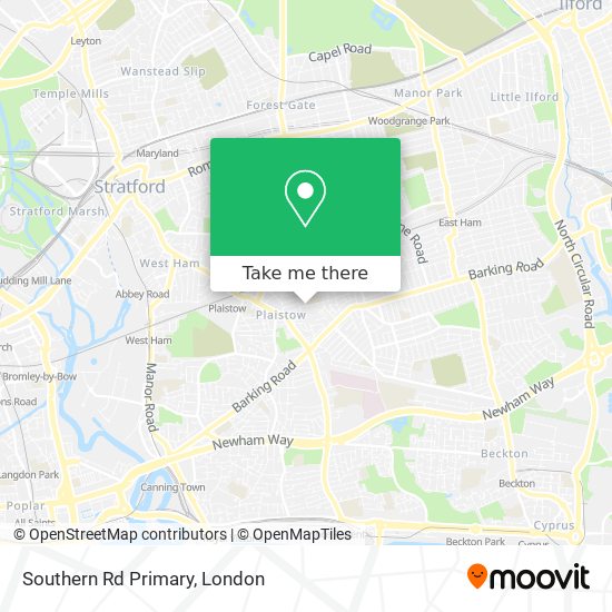 Southern Rd Primary map