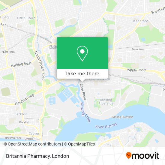 Britannia Pharmacy map