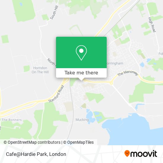 Cafe@Hardie Park map