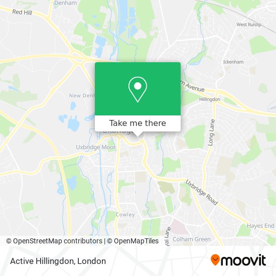 Active Hillingdon map