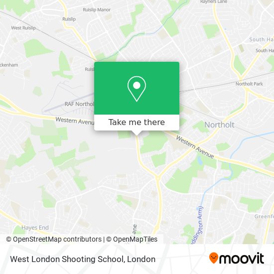 West London Shooting School map