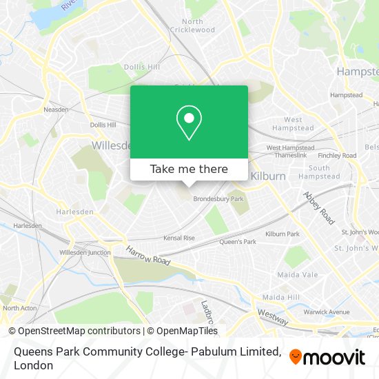 Queens Park Community College- Pabulum Limited map