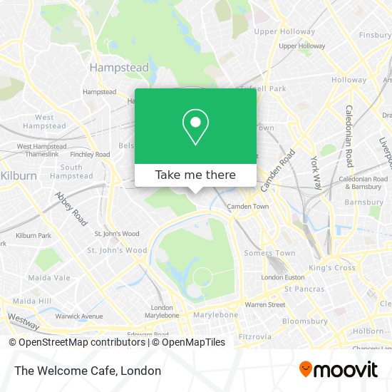The Welcome Cafe map