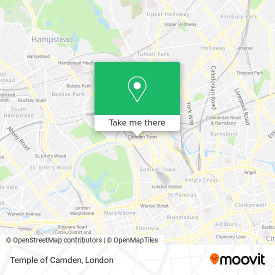 Temple of Camden map