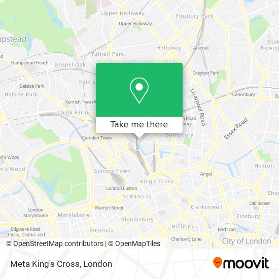 Meta King's Cross map