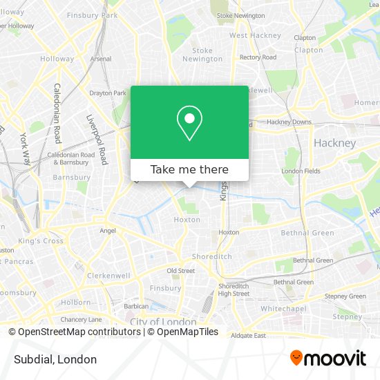 Subdial map