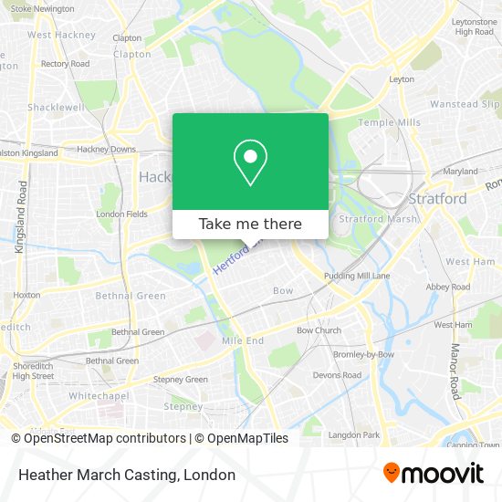 Heather March Casting map