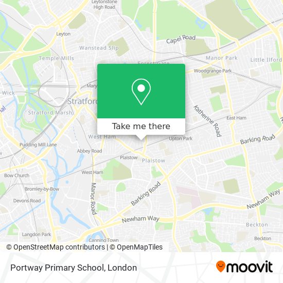 Portway Primary School map