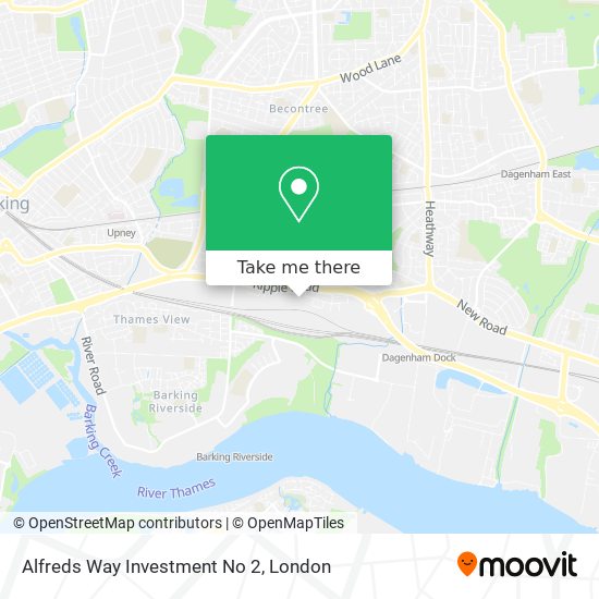 Alfreds Way Investment No 2 map